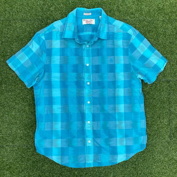 Penguin Men's Heritage Slim Fit Plaid Shirt Large - Picture 1 of 5